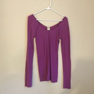 Free people purple shirt